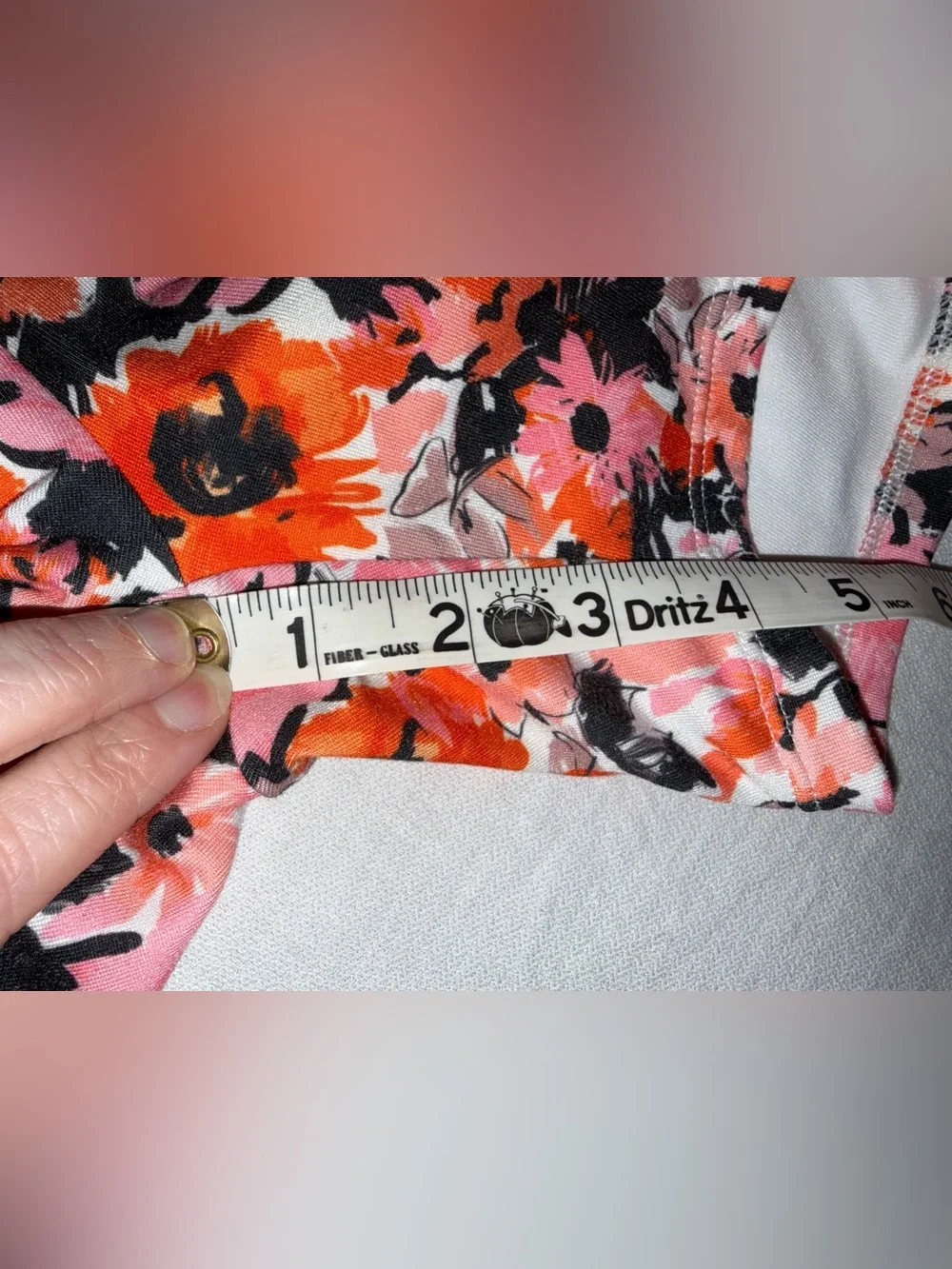 Jo & Jax Dance Set Pink & Red Floral Two-Piece Size Youth Large (12)